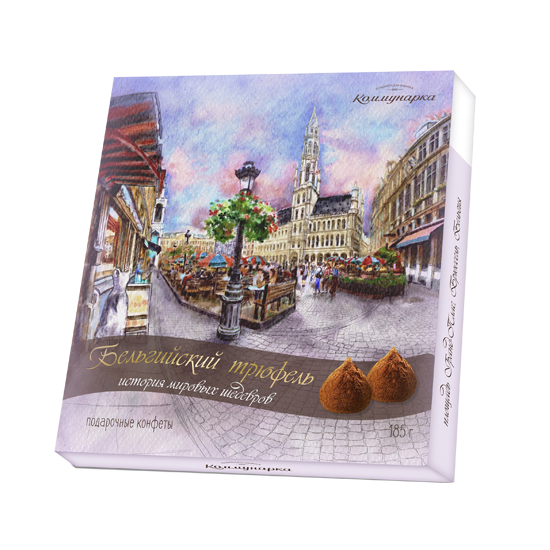 Подарочные конфеты «Бельгийский трюфель» Коммунарка - фото