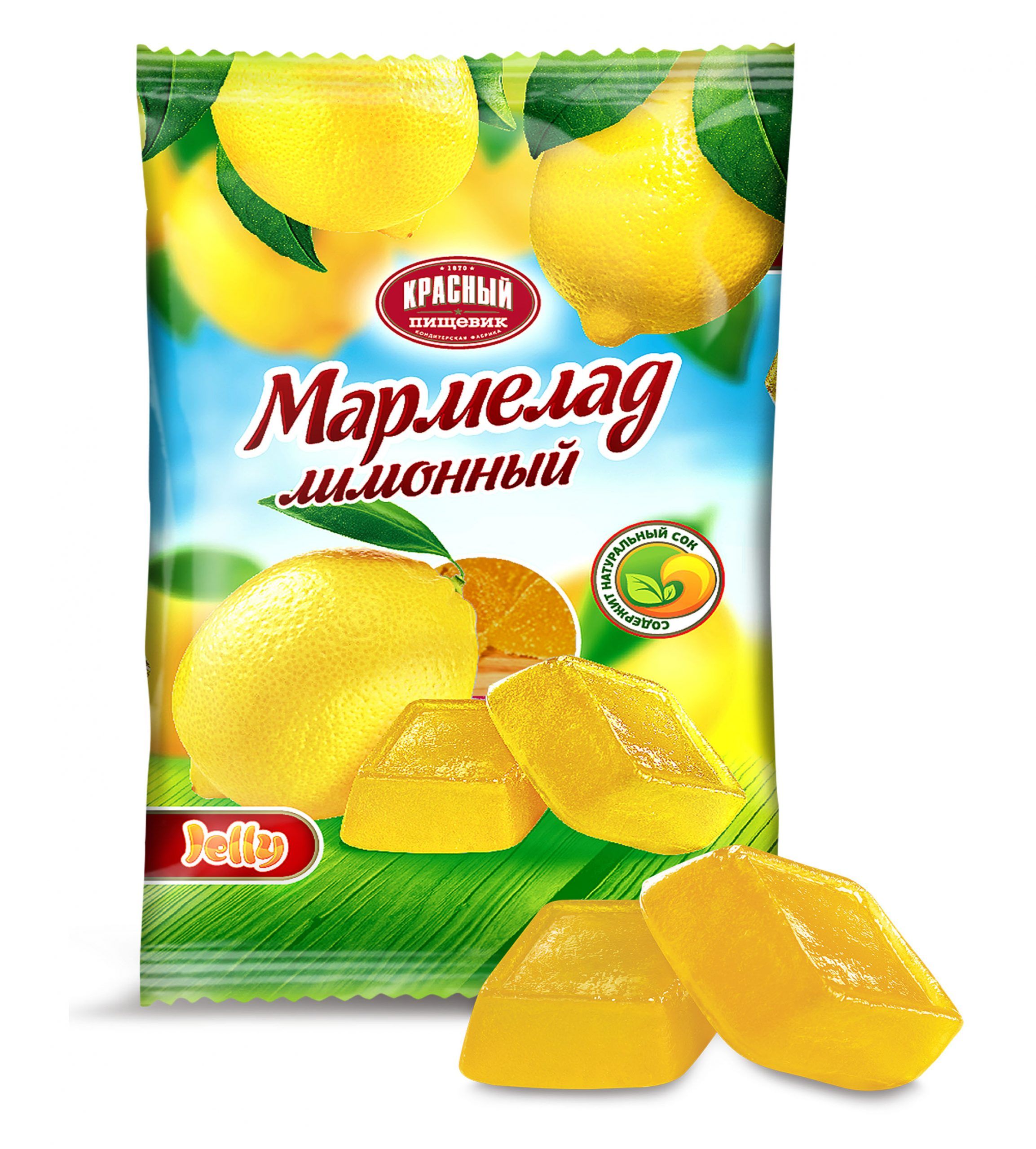 Мармелад сокосодержащий Лимонный 300г