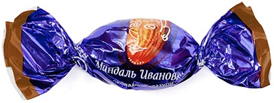 Конфеты «Миндаль Иванович» в молочной шоколадной глазури вес